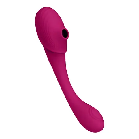Mirai dvostrani savitljivi silikonski vibrator sa 3 motora, vodootporan, roze