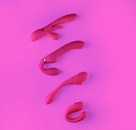 VIVE Yoko VIVE049 dvostruki kraci trostruki talasni sistem, roze