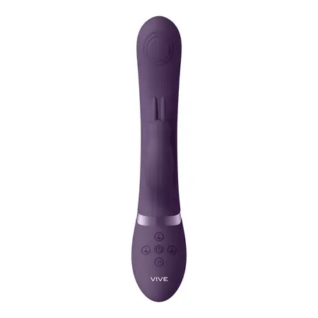 VIVE045 Dual Pulse-Wave sistem zeka intimni uređaj ljubičasta