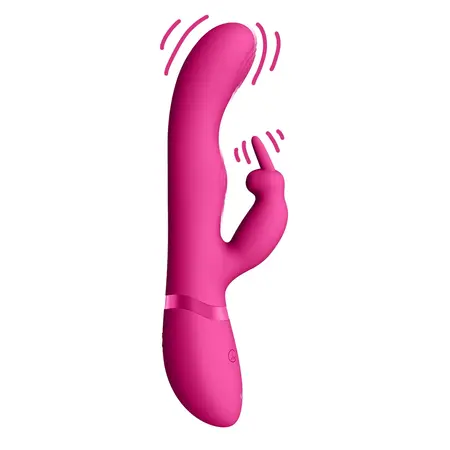 VIVE VIVE045 Dual Pulse-Wave zeka intimni masažer roze silikon