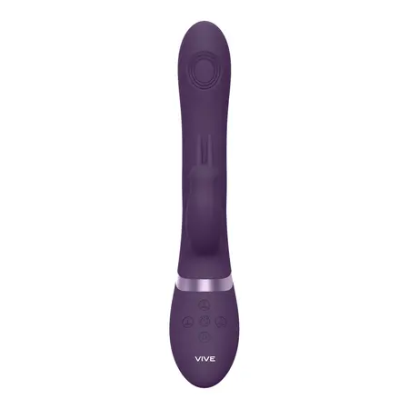VIVE Rini Pulse Wave Dual Motor Intimate Machine Purple with Attachments