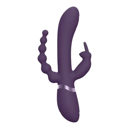 VIVE Rini Pulse Wave Dual Motor Intimate Machine Purple with Attachments