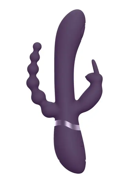 VIVE Rini Pulse Wave Dual Motor Intimate Machine Purple with Attachments