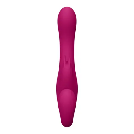 Suki Vibrirajući Strapless sistem sa dva motora Rabbit roze silikon