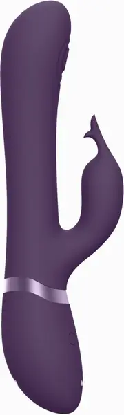 ETSU Pulse Wave G-Spot Rabbit Model, Triple Motor, Purple, 4 Attachments