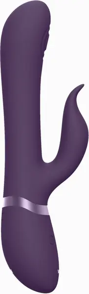 ETSU Pulse Wave G-Spot Rabbit Model, Triple Motor, Purple, 4 Attachments