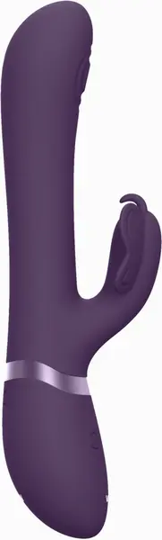 ETSU Pulse Wave G-Spot Rabbit Model, Triple Motor, Purple, 4 Attachments