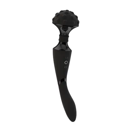 VIVE Shiatsu savitljivi masažer štapić crni - dva motora, fleksibilna glava