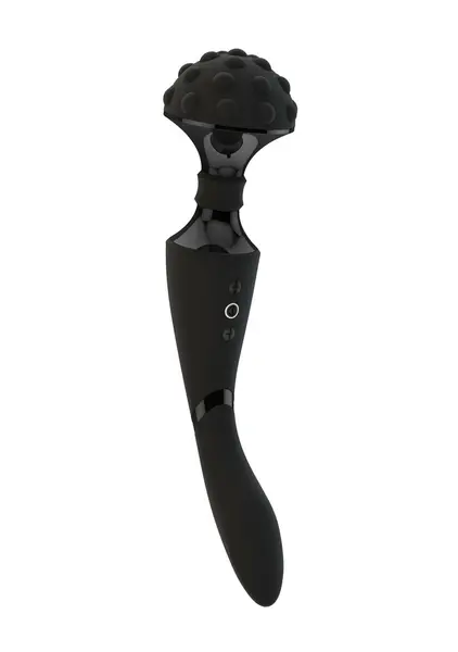 VIVE Shiatsu savitljivi masažer štapić crni - dva motora, fleksibilna glava