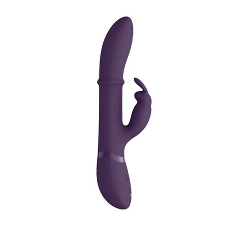 VIVE Halo Intimni Prsten Rabbit Vibrator, Ljubičasti, Punjiv, Vodootporan