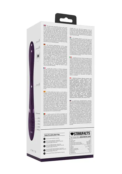 Cato Pulse G-Spot Rabbit Vibrator Ljubičasti, 3 Motora, Medicinski Silikon