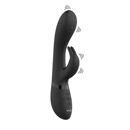 Cato Pulse G-spot Dvostruki Uređaj Crni - 3-Motorni Silikonski Sistem