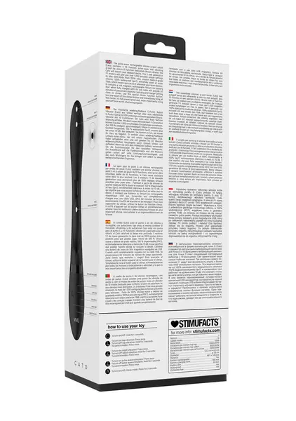 Cato Pulse G-spot Dvostruki Uređaj Crni - 3-Motorni Silikonski Sistem