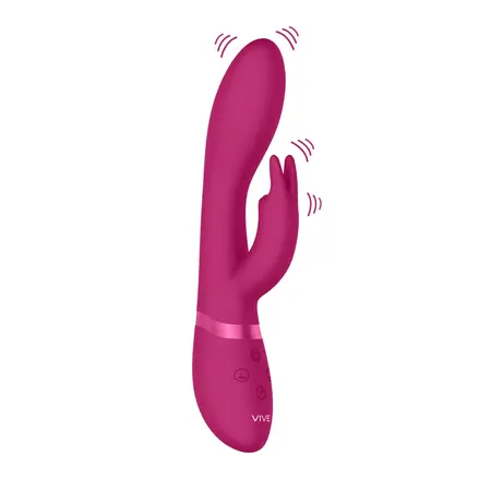Zosia PulseWave Dvomotorni Štapić Roza Medicinski Silikon IPX7