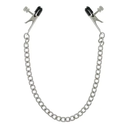 Oxballs Ox Bull Nose Adjustable Chain Clamps Silver 16in Steel-Vinyl