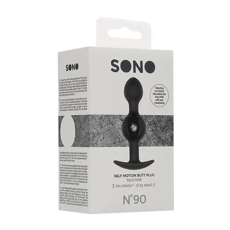 SONO Plug Model No.90 Silicone Intimate Trainer with Motion Ball 10.4cm