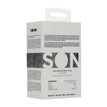 SONO Plug Model No.90 Silicone Intimate Trainer with Motion Ball 10.4cm