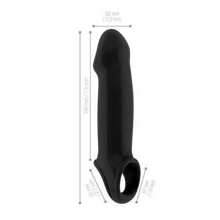 Satisfyer No.17 Produžni rukav sa trakom za testise, 35mm, crni