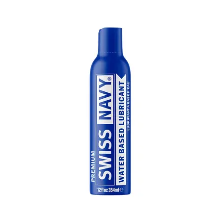 Swiss Navy Premium Water-Based Lubricant 354ml - Leak-Proof Dispenser