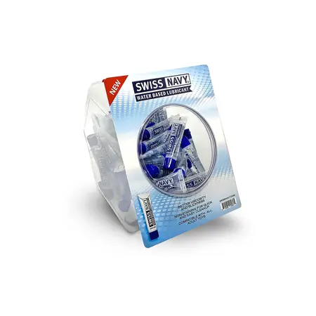 Swiss Navy vodeni lubrikant 50 x 10 ml - Premium putne kesice