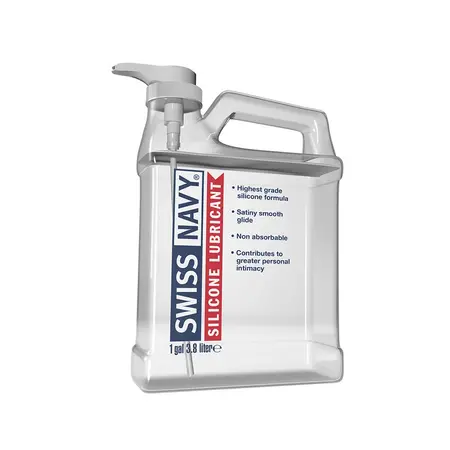 Swiss Navy silikonski lubrikant 3785ml - Boca sa pumpom i zaštitom od curenja