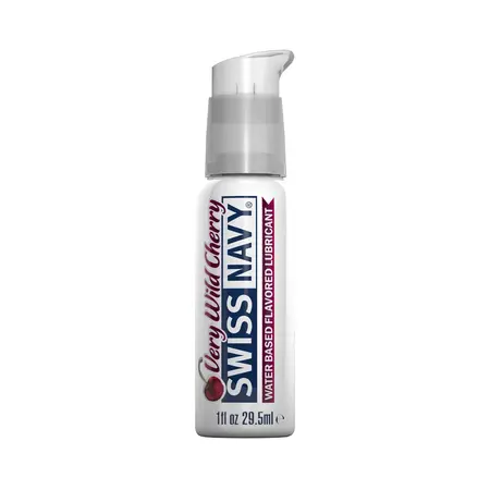 Swiss Navy Intimate Lubricant Cherry Flavor 30 ml Leak-Proof Bottle