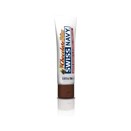 Swiss Navy Chocolate Bliss Flavored Lubricant 10ml Leak-Proof Bottle