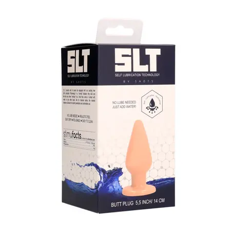 S.L.T. Intimate Plug 5 Inch Flesh - Self-Lubricating System, Soft Touch