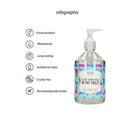 S-Line Lubrikant na Vodenoj Bazi 500 ml - Intimni Gel za Udobnost i Klizanje