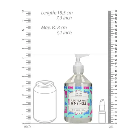 S-Line Lubrikant na Vodenoj Bazi 500 ml - Intimni Gel za Udobnost i Klizanje
