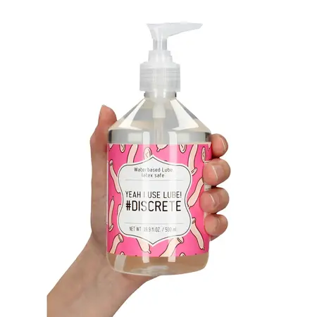 S-Line Discrete Water-Based Lubricant 500 ml - Long-Lasting Formula