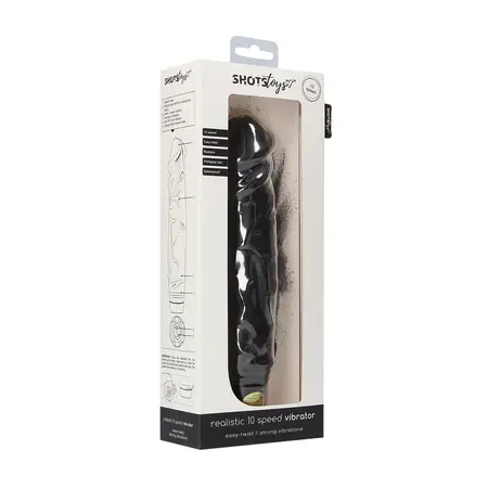 EasyToys 10-Brzinski Vibrirajući Klasični Model, Anatomski Oblik, 20 cm