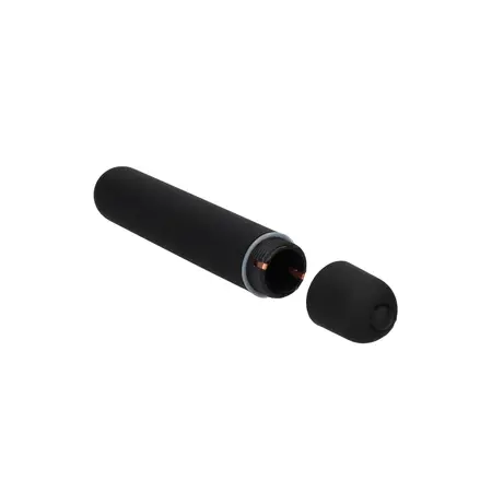 Shots VibraX Extra Long Bullet Vibrator 10-Mode Waterproof Silver