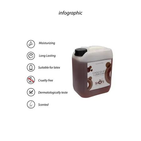 Cobeco Lubricant Water-Based Chocolate 5L - Dermatologically Tested