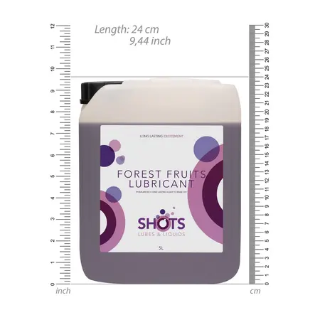 Cobeco Lubricant Forest Fruits Water-Based Gel 5L - Dermatologically Tested