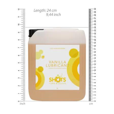 Cobeco Lubricant Water-Based Vanilla Scented 5L Large Volume