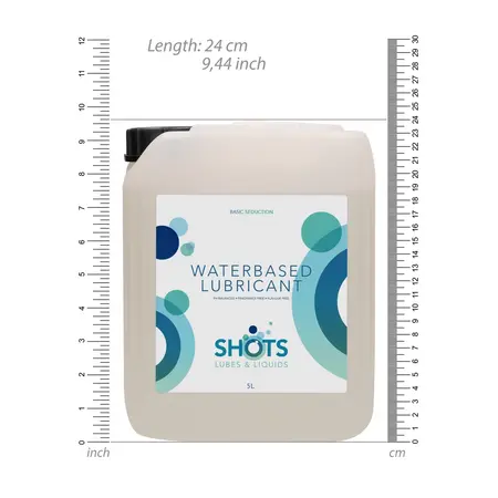 Basic Vodeno Bazirani Lubrikant 5L | Dermatološki Testiran, Neutralna Formula