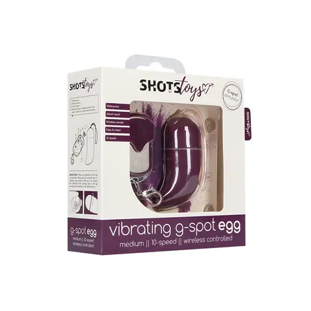 Shots Wireless Intimate Egg Medium 10-Mode Remote Control Purple