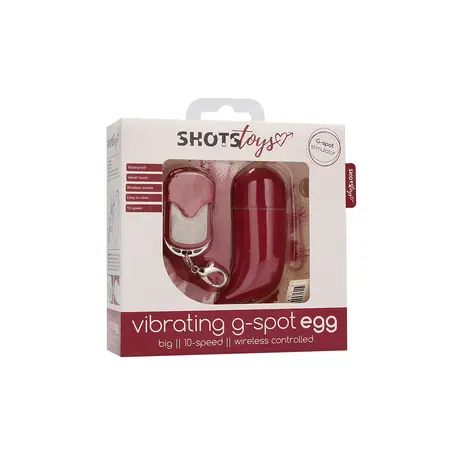 Shots VibraEgg Wireless Remote Control Large G-Spot Intimate Device