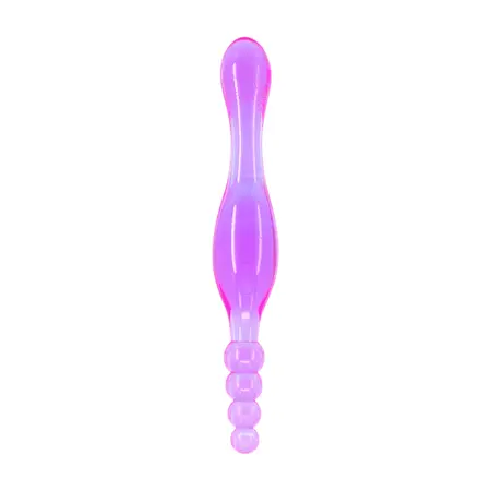 You2Toys Jelly Perle i Čep Dvostrani Intimni Trener Prozirni