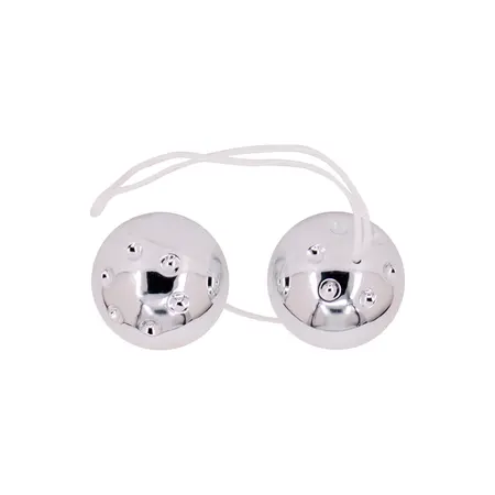 Seven Creations Metal Duo - Double Stainless Steel Kegel Balls 30mm