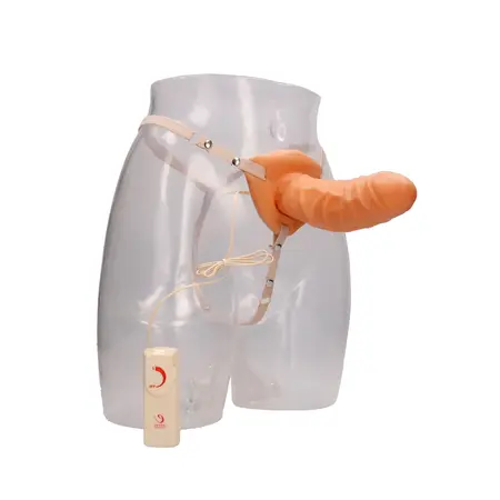 You2Toys Hollow Vibrating Strap-On Extension, Adjustable, 21 cm