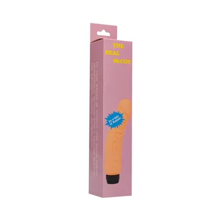 The Real McCoy Vibrator – Anatomski Model, Žilav, Roze Vrh, Guma