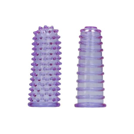 Lust Fingers Set - Soft Textured Finger Sleeves, Curved Design