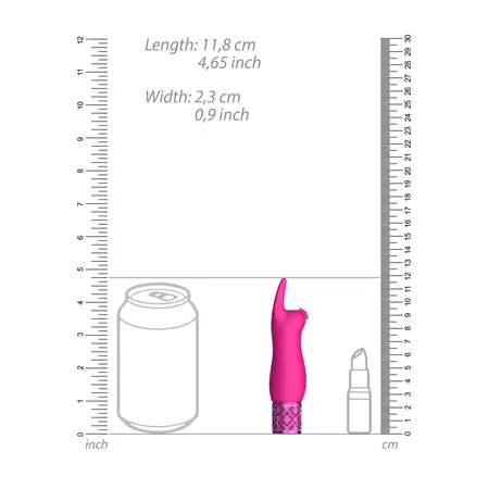 Elegance F-1 Dual Action Rechargeable Intimate Wellness Device, Pink