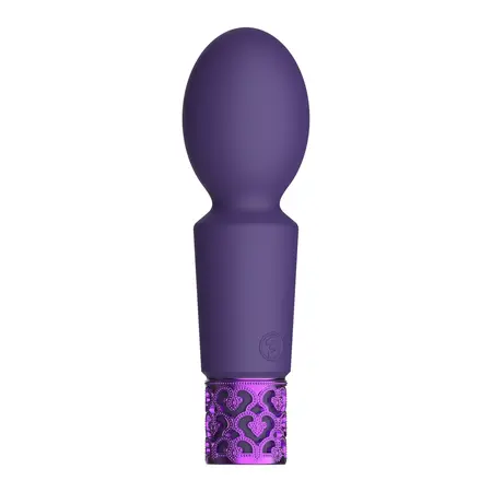 Brilliant Mini Wand - Compact Intimate Massager, Medical Silicone, Pink