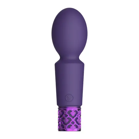 Brilliant Mini Wand - Compact Intimate Massager, Medical Silicone, Pink