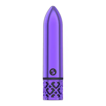 Glamor F-1 Rechargeable Mini Bullet Device, Sleek Metallic Finish