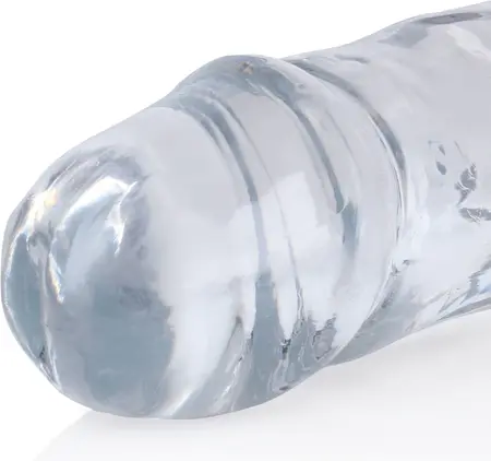 RealRock Crystal Clear Intimni Dvostrani Model 34 cm Providni