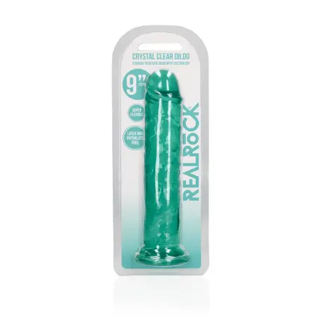REALROCK Crystal Clear Intimni Uređaj 23 cm sa Usisnom Čašicom Transparentan